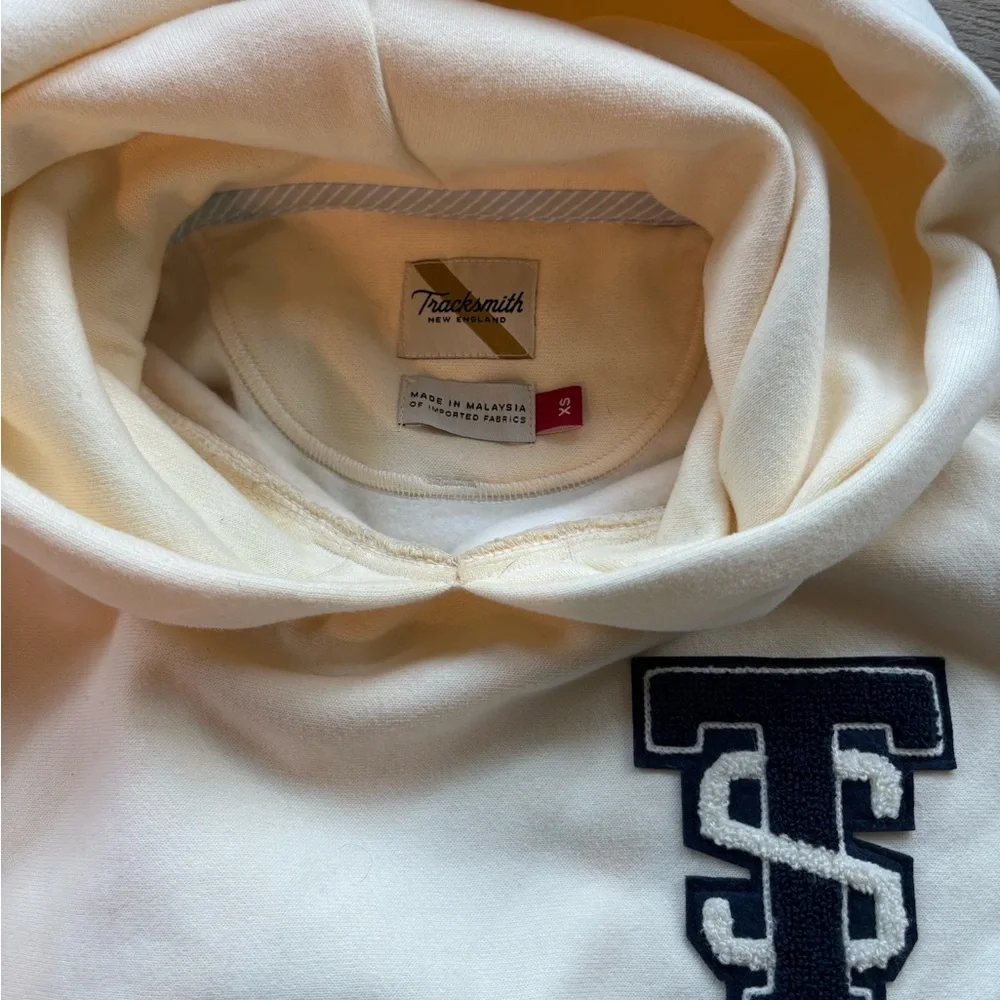 Tracksmith Cream Hoodie Hare AC Edition - Picture 2 of 3